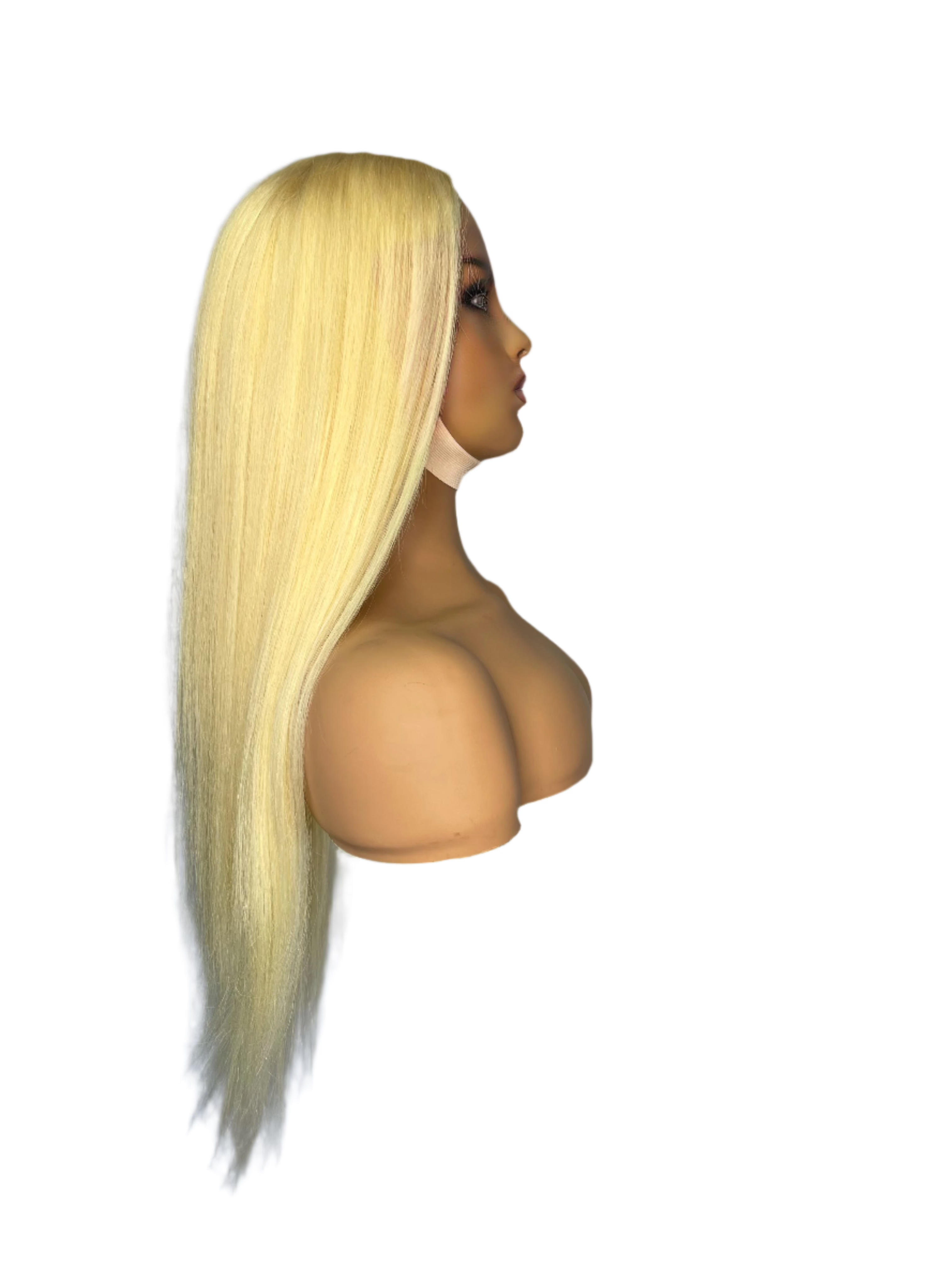 Blonde Straight V-Part Wig