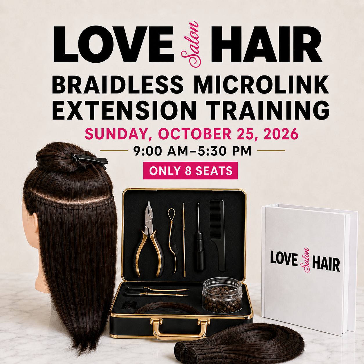 Braidless Microlink Extension Training Deposit- October 25, 2026