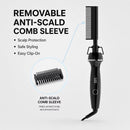 Love Hair Digital Hot Comb with Removable Anti-Scald Sleeve